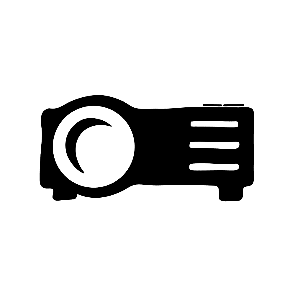Icône représentant un vidéo projecteur